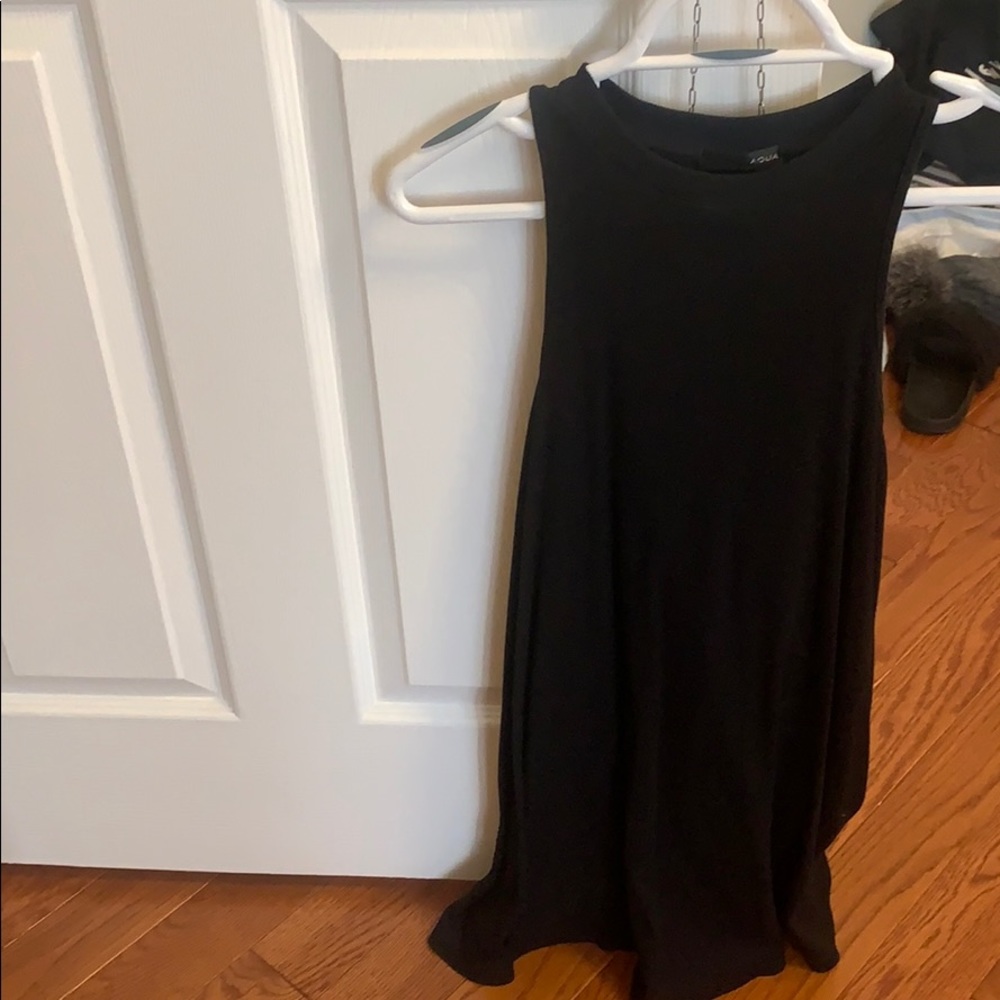 Aqua baby doll dress